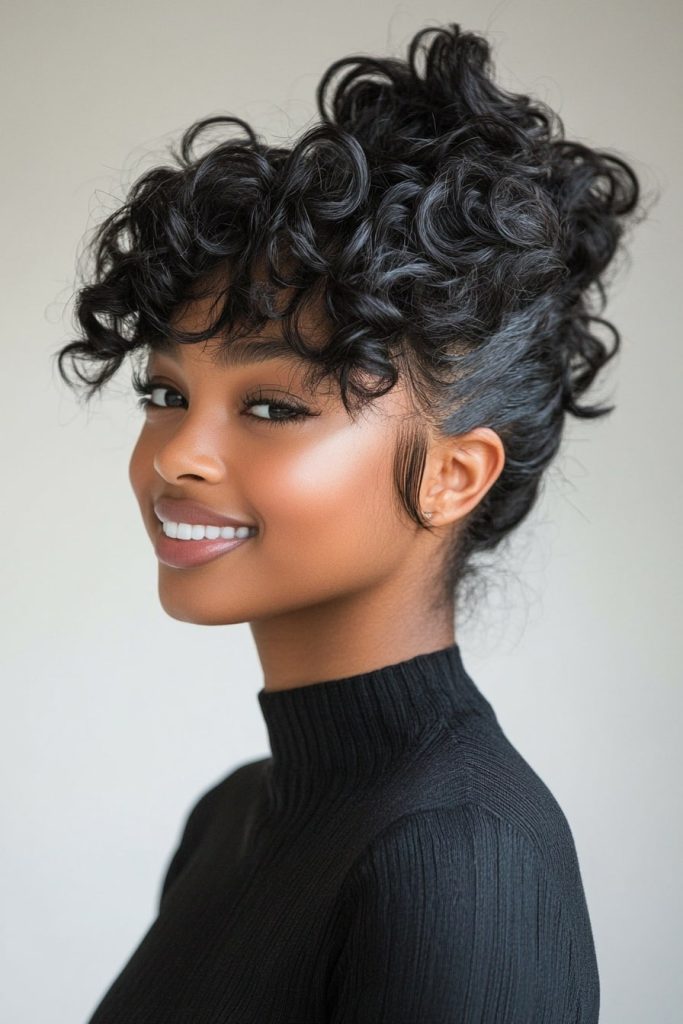 Elegant Updo Hairstyles with Quick Weave 4