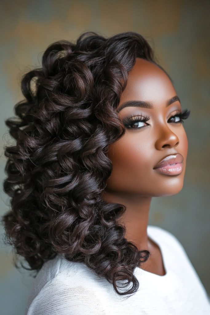 Glamorous Quick Weave Hairstyles for Your Birthday Look 3