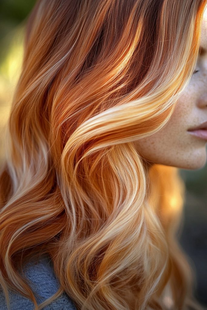 Hair Color Ideas for Red Heads with Highlights Strawberry Blonde 2