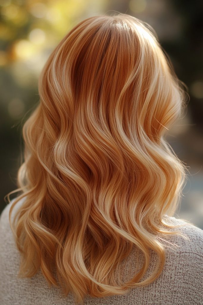 Honey strawberry blonde hair color ideas 4