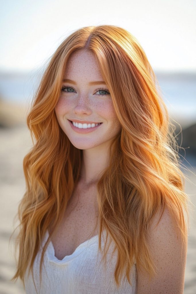 Light Strawberry Blonde Balayage Hair Color Ideas 1