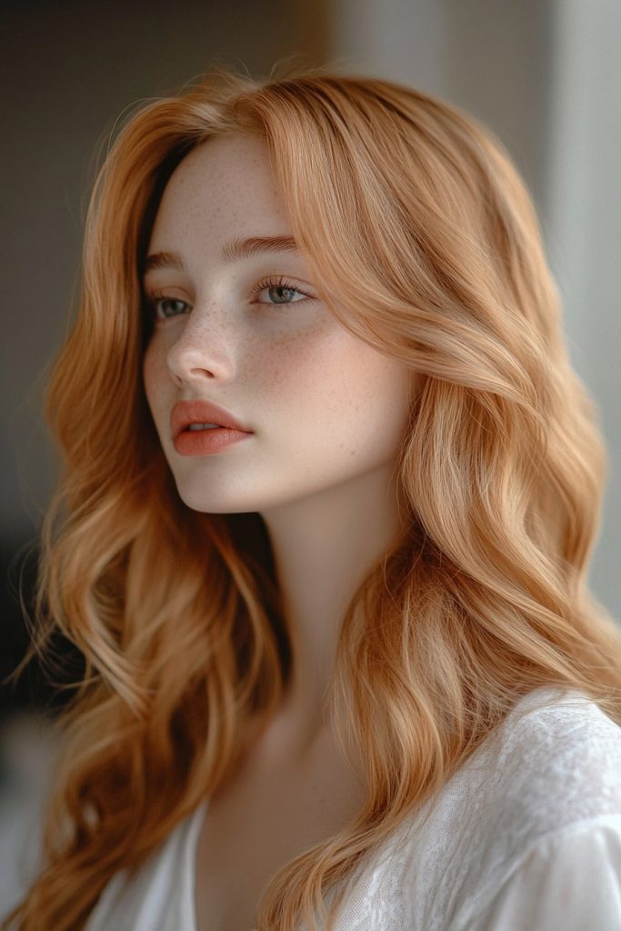 Natural strawberry blonde hair color ideas 4