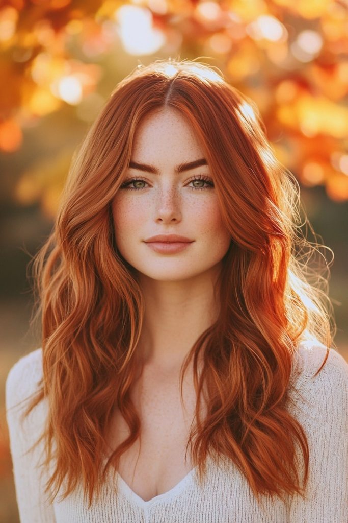Red Strawberry Blonde Perfect Fall Hair Color Ideas 5