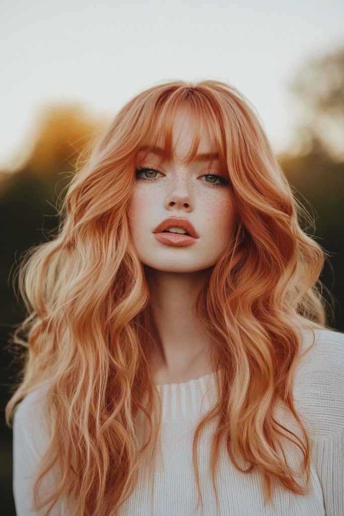 Stunning Hair Color Ideas for Red Strawberry Blonde Curls 1