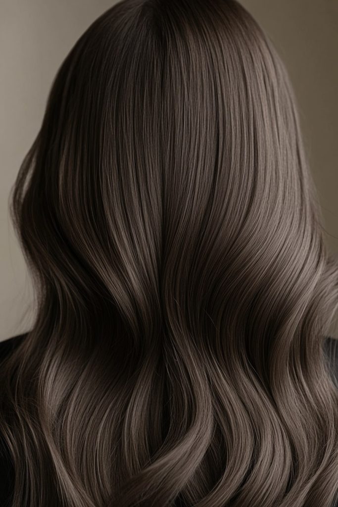1 Dark brown hair color ideas ash