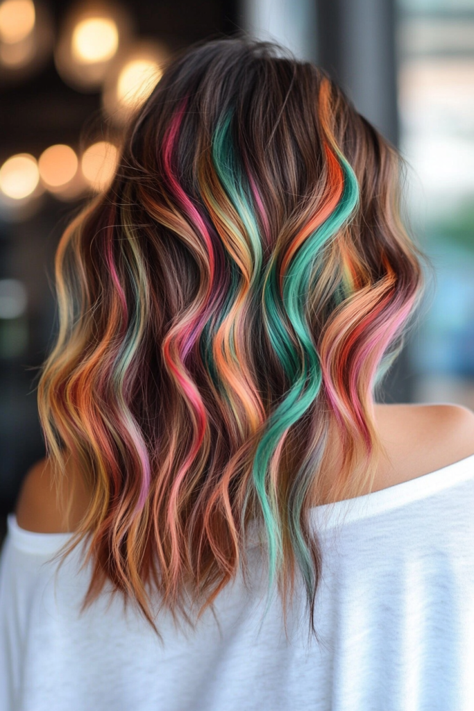 10 Rainbow Balayage