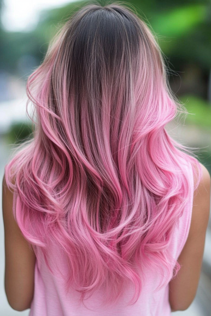 11 Balayage Hair Color Ideas Pink