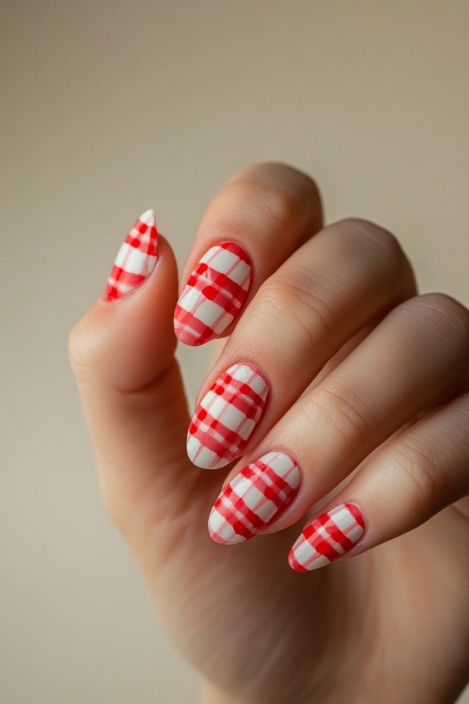 11 Red and White Gingham