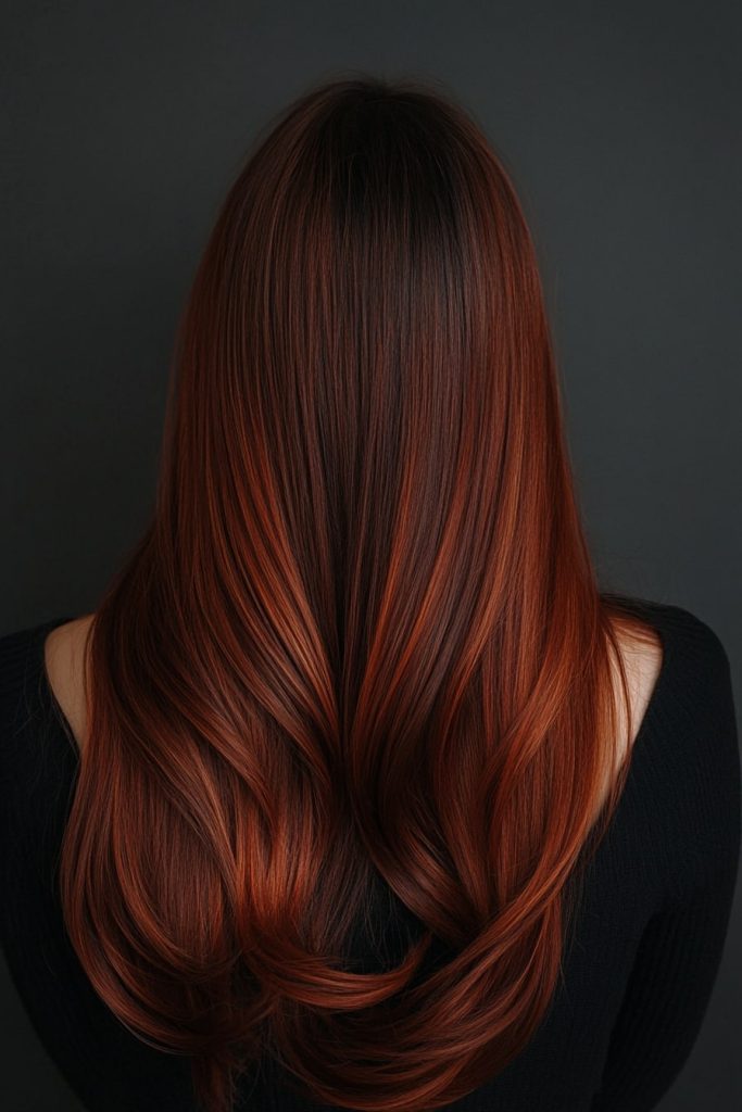 13 Dark brown hair color ideas copper