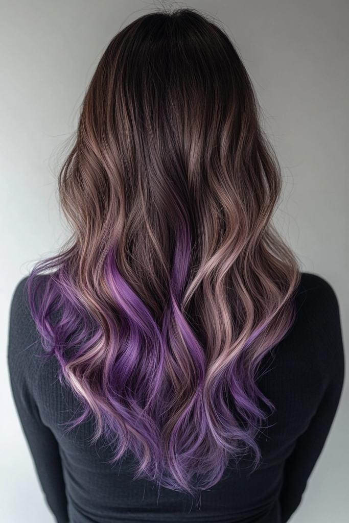 14 Balayage Hair Color Ideas Purple