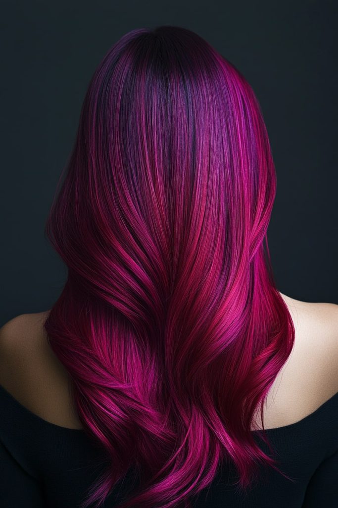 19 Burgundy and Pink Highlights