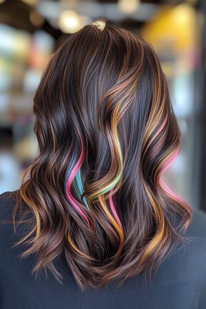 20 Dark brown hair color ideas rainbow