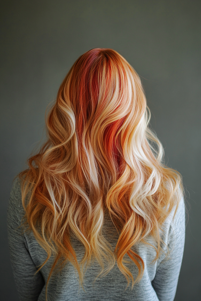 21 Balayage Hair Color Ideas Red and Blonde