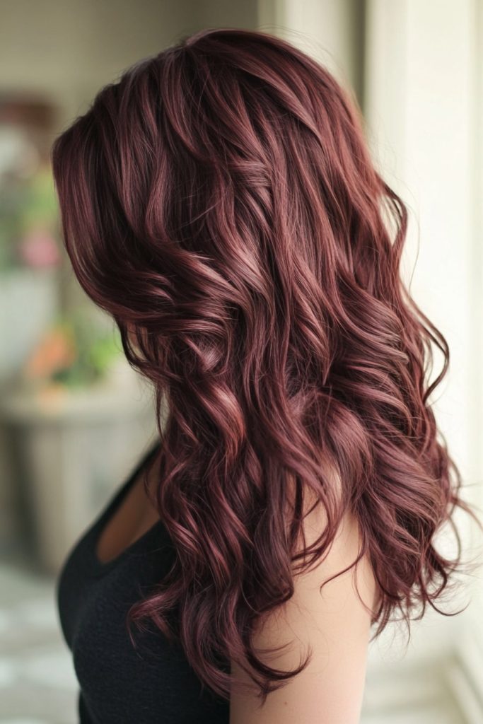 21 Burgundy and Chocolate Brown Highlights