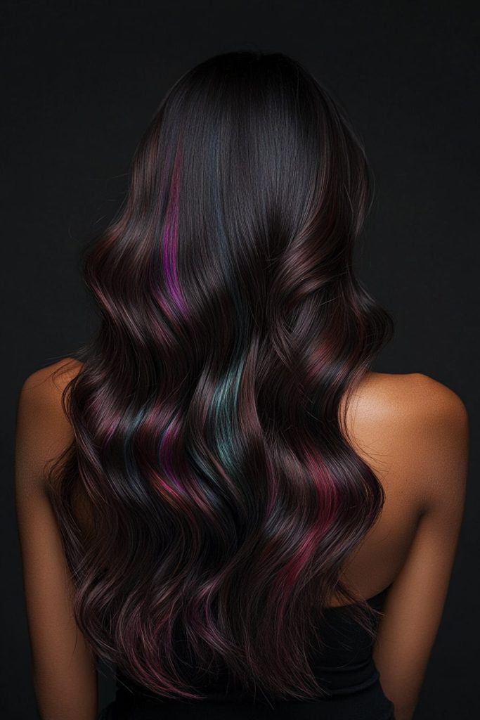 23 Dark brown hair color ideas jewel toned