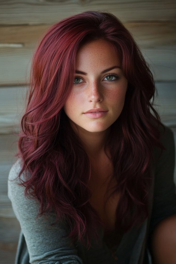 25 Burgundy and Cinnamon Highlights