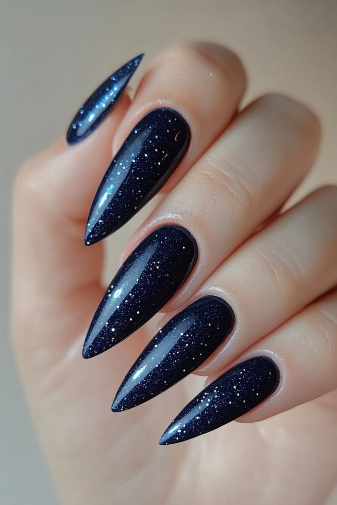 27 Navy Blue with Micro glitter