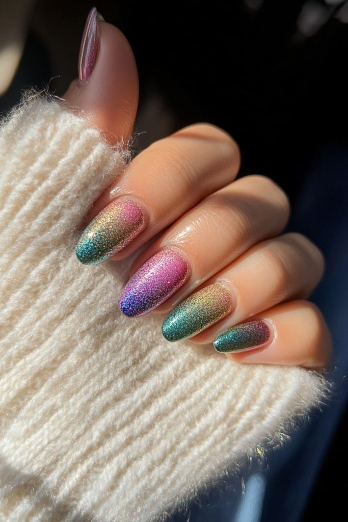 31 Multi Colored Aurora Borealis Gradient