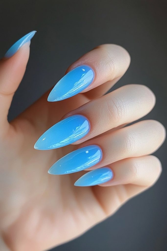31 Sky Blue with a Translucent jelly finish