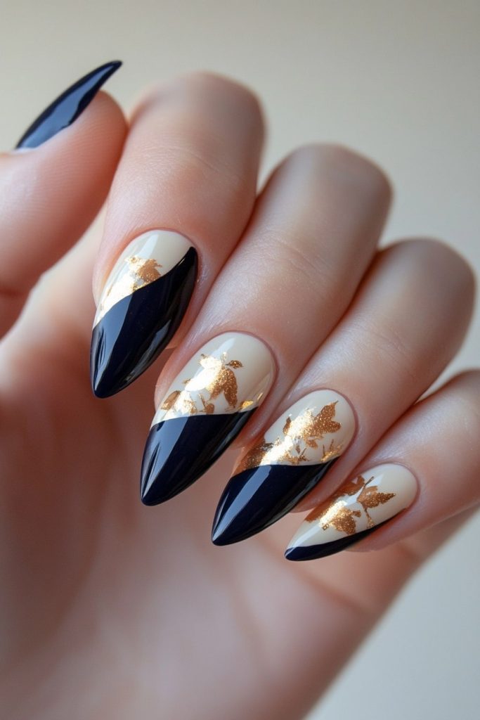33 Navy with Thanksgiving Feast Silhouettes