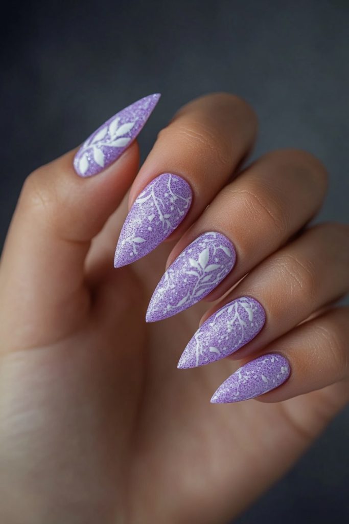 36 Lilac with floral accents