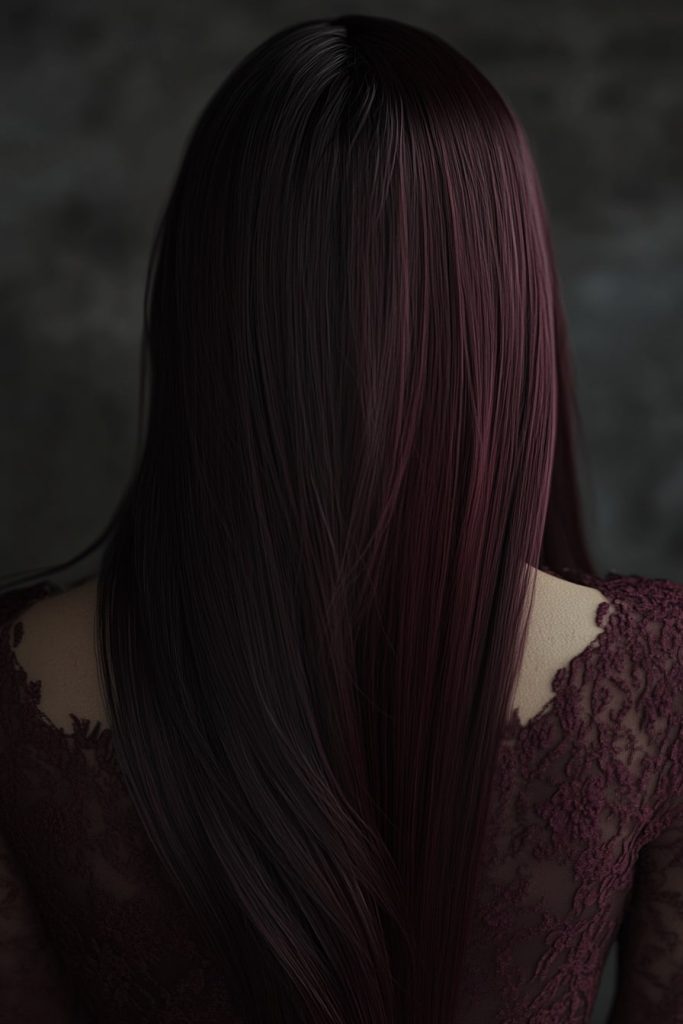 4 Burgundy and Black