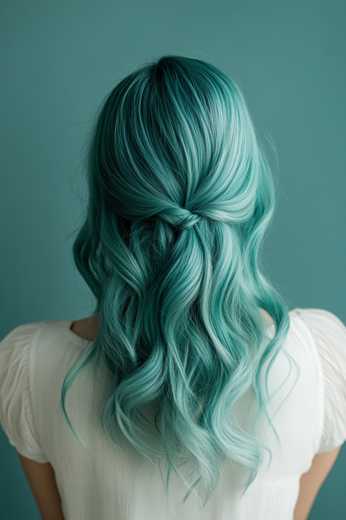 6 Teal Balayage