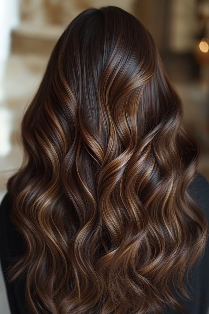 7 Dark brown hair color ideas caramel